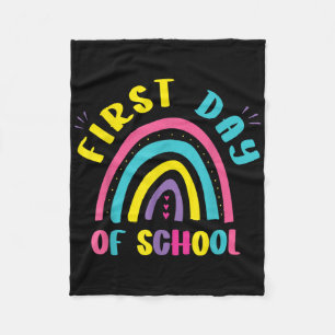First Day Of School Kindergarten Prek Preschool Gi Fleece Blanket