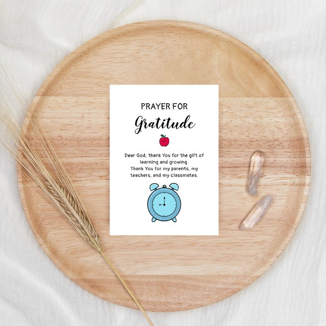 First Day of School Prayer Blessing Holiday Card (Creator Uploaded)