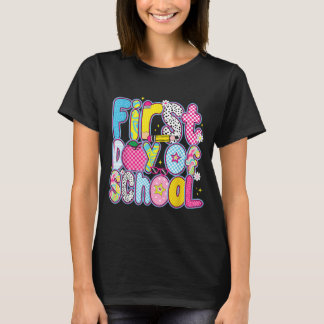 First Day Of School Teacher Students Back To T-Shirt