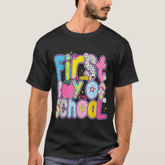 First Day Of School Teacher Students Back To T-Shirt