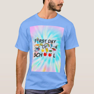 First day of school teachers bus school students m T-Shirt