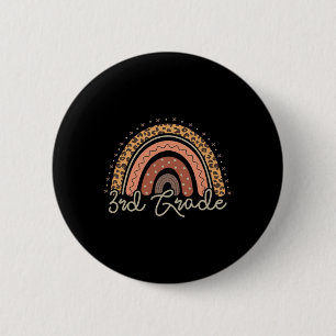 First day of School Third grade 3rd back to school 6 Cm Round Badge