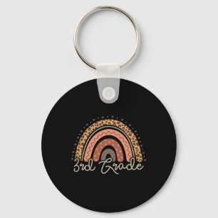 First day of School Third grade 3rd back to school Key Ring
