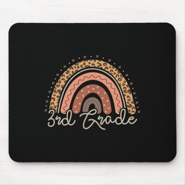 First day of School Third grade 3rd back to school Mouse Pad (Front)