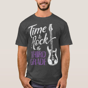 First Day of School Time to Rock 3rd Grade 738 T-Shirt