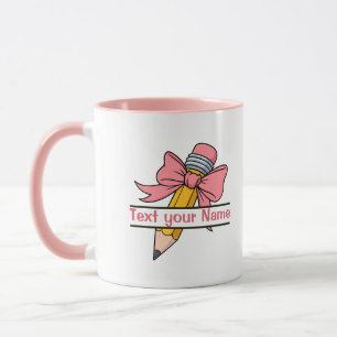 First day of school with options to personalize mug