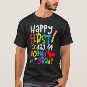 First Day Of Second Grade Teacher Back To Shool T-Shirt