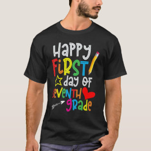 First Day Of Seventh Grade Teacher  Back To Shool T-Shirt