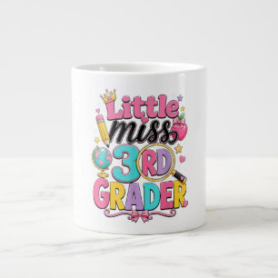 First Day of Third Little Miss 3rd Grader Large Coffee Mug