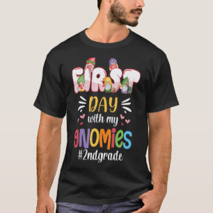 First Day With My Gnomies 2nd Grade Back To School T-Shirt