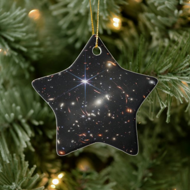 First Deep Field of Universe from James webb Ceramic Tree Decoration (Tree)