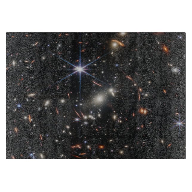 First Deep Field of Universe from James webb Cutting Board (Front)
