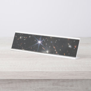 First Deep Field of Universe from James webb Desk Name Plate