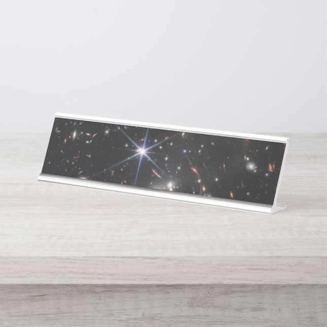 First Deep Field of Universe from James webb Desk Name Plate (Front)