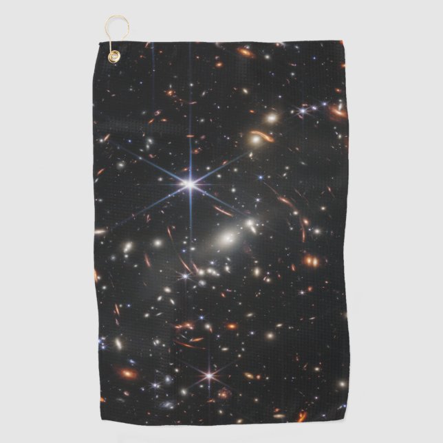First Deep Field of Universe from James webb Golf Towel (Front)