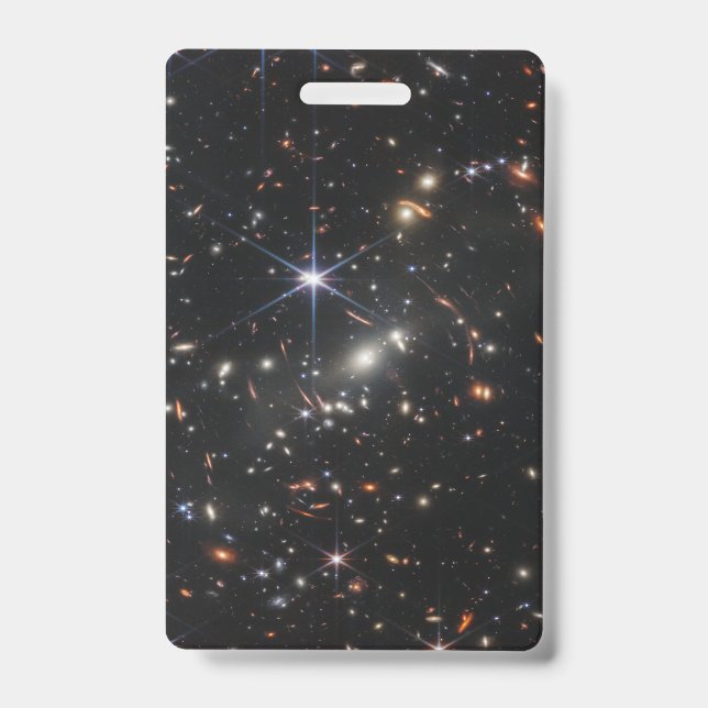 First Deep Field of Universe from James webb ID Badge (Front)