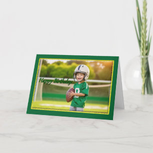 First Down Boy's Birthday Card