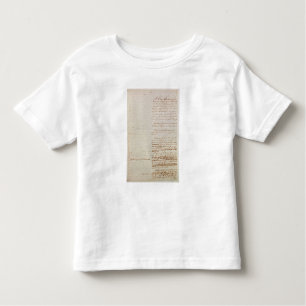 First draught   of the Constitution of the U.S. Toddler T-Shirt