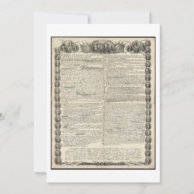 First Draught of the Declaration of Independence (Front)