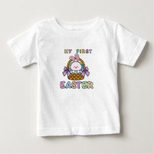First Easter Bunny Basket Baby T-Shirt