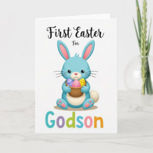 First Easter For Godson Card