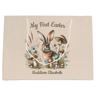 First Easter Jack Rabbit Large Gift Bag