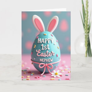 First Easter Nephew Keepsake Card