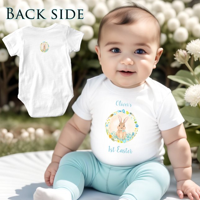 First Easter Personalised Baby boy Baby Bodysuit (First Easter Personalized Baby boy Baby Bodysuit)