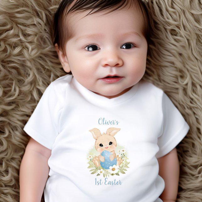 First Easter Personalised Baby boy Baby Bodysuit (Creator Uploaded)