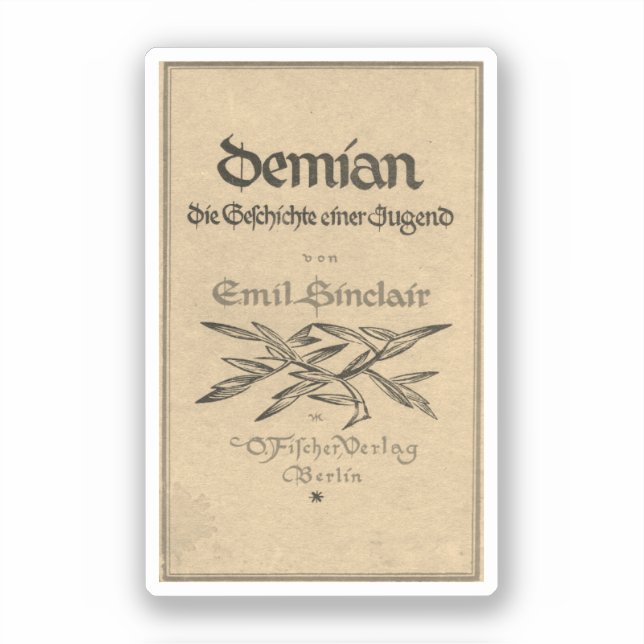 First edition cover of Demian (1919) (Front)