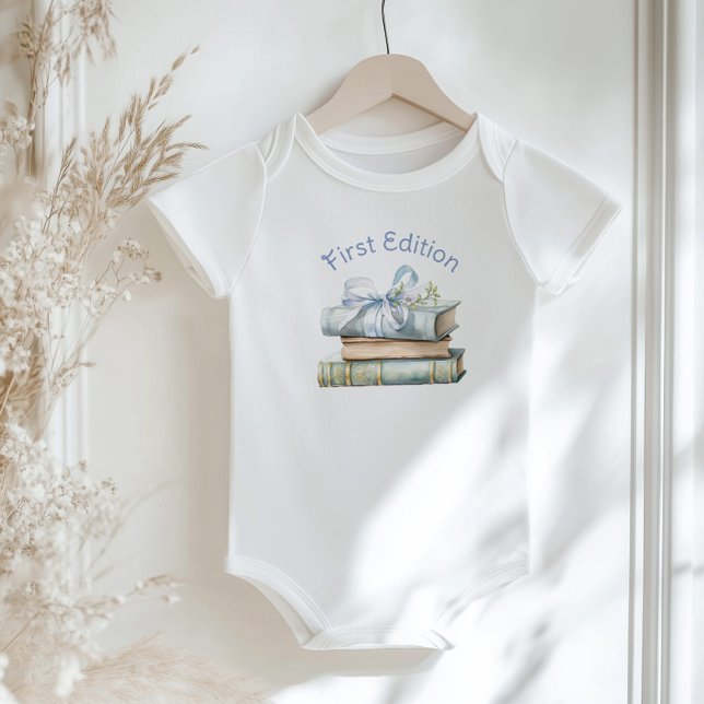 First Edition Storybook New Chapter baby shower Baby Bodysuit (Creator Uploaded)