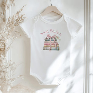 First Edition Storybook New Chapter baby shower Baby Bodysuit