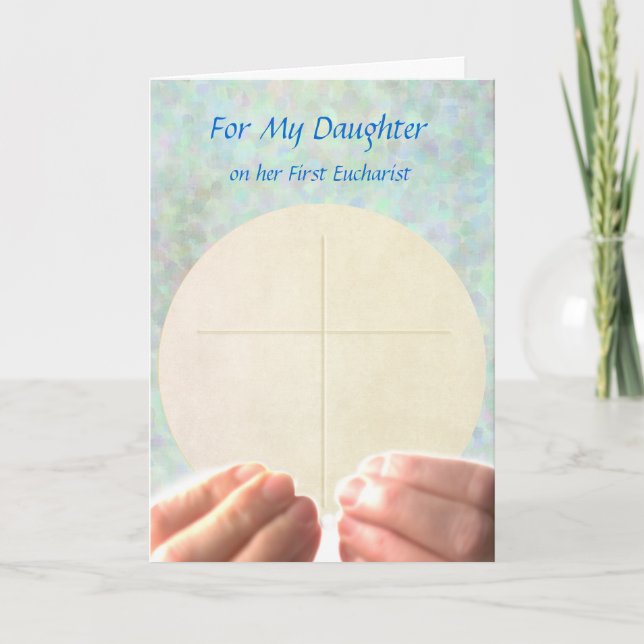 First Eucharist - Daughter Card (Front)