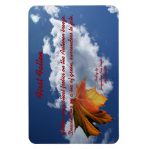 First Fallen Autumn Magnet