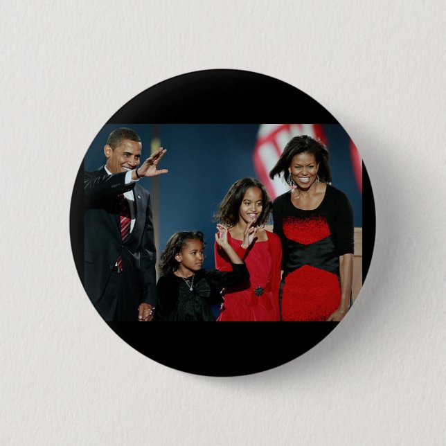 First Family 6 Cm Round Badge (Front)
