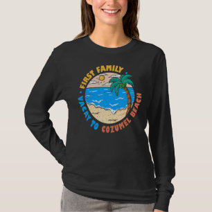 First Family Vacay To Cozumel Beach Mexico Vacatio T-Shirt