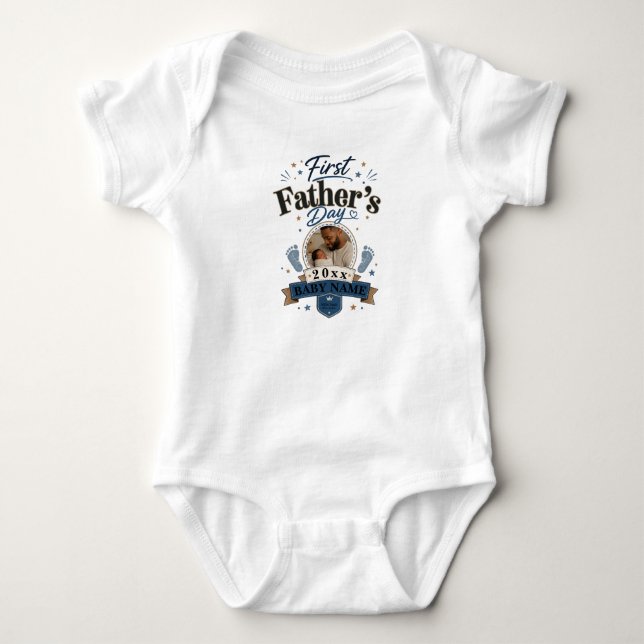 First Father’s Day Baby Bodysuit (Front)