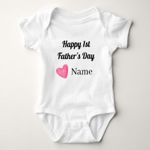 First Father's Day. Baby Bodysuit