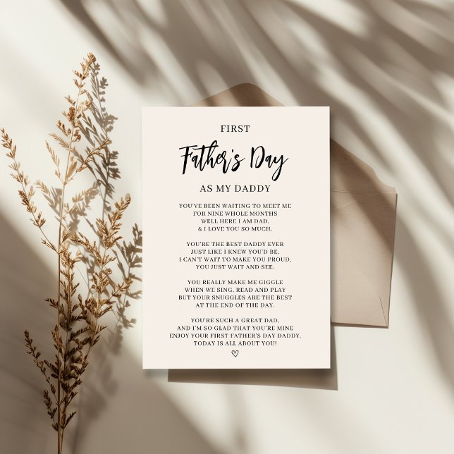 First Father's Day Card from Baby (Creator Uploaded)