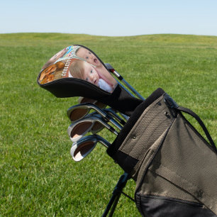 First Fathers Day Coolest Dad Ever Baby Photo Cool Golf Head Cover