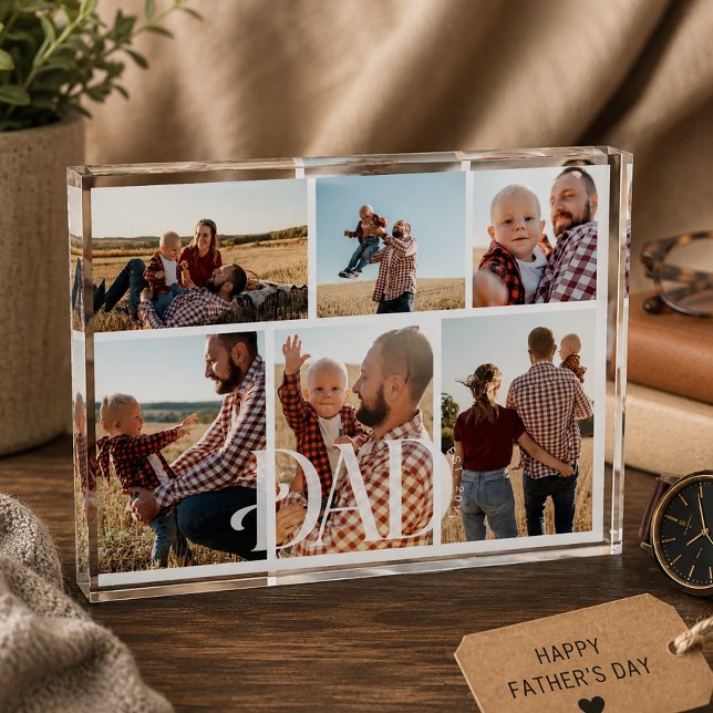 First Father's Day Dad Photo Block (Creator Uploaded)