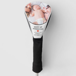 First Father's Day Gift Cute Photo  Golf Head Cover
