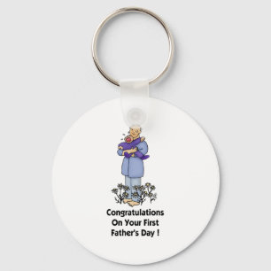 First Father's Day Key Ring