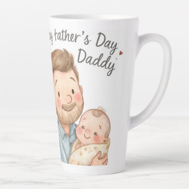 First Father's Day Mug 2026 - Daddy and Baby (Right)