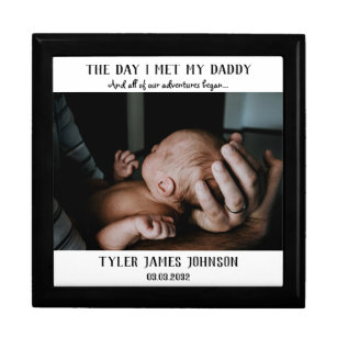 First Father's Day Photo Gift Box