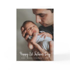 First Father's Day Photo Greeting