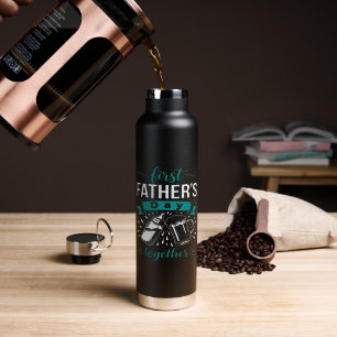 First Father's Day Together Water Bottle