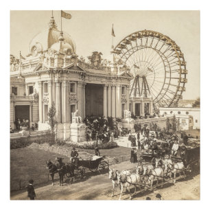 First Ferris Wheel Invented by George Ferris Photo Print