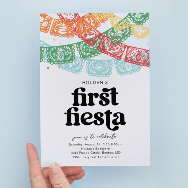 First Fiesta Birthday Invitation (Creator Uploaded)