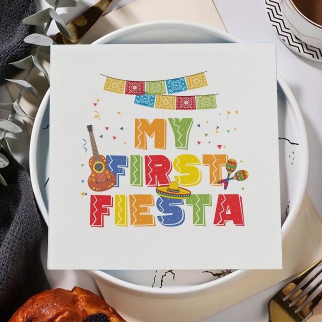 First Fiesta Party Paper Napkin (Creator Uploaded)